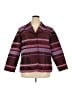 Coldwater Creek 100% Polyester Plaid Burgundy Jacket Size 2X - photo 1