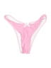 Unbranded Checkered-gingham Pink Swimsuit Bottoms Size L (estimated) - photo 1