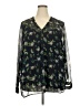 Liz Claiborne 100% Polyester Black Long Sleeve Blouse Size 3X - photo 1