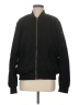H&M 100% Polyester Solid Black Jacket Size 8 - photo 1