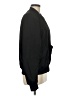 H&M 100% Polyester Solid Black Jacket Size 8 - photo 4