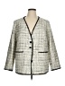Talbots Tweed Ivory Blazer Size 16 - photo 1