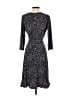 Leota Polka Dots Black Casual Dress Size S - photo 2