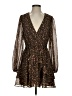 Minkpink 100% Polyester Paisley Brown Cocktail Dress Size S - photo 1