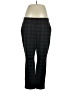 dalia Plaid Black Dress Pants Size XL - photo 1