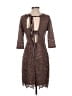 Esley 100% Polyester Brown Cocktail Dress Size S - photo 2