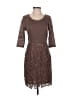 Esley 100% Polyester Brown Cocktail Dress Size S - photo 1