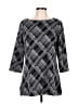 Coldwater Creek Black 3/4 Sleeve Top Size 10 - 12 - photo 1