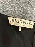 Emilio Pucci 100% Silk Color Block Zebra Print Tweed Tropical Black Long Sleeve Silk Top Size EU (IT) 42 / US 6 - photo 7