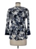 Andria Lieu Blue 3/4 Sleeve Blouse Size M - photo 2