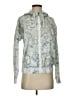 JoyLab 100% Polyester Tie-dye White Green Zip Up Hoodie Size S - photo 1