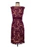 Adrianna Papell 100% Nylon Burgundy Cocktail Dress Size 4 - photo 1