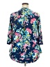 a.Jesdani Floral Blue 3/4 Sleeve Blouse Size 2X - photo 2