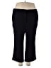 Veronica Beard 100% Polyester Stripes Black Dress Pants Size 20 - photo 1