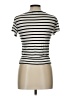 Assorted Brands Stripes Ivory Short Sleeve Turtleneck Size L - photo 2