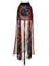 Bebe Paisley Red Casual Skirt Size XXS (estimated) - photo 1