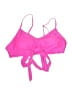 Unbranded Solid Pink Swimsuit Top Size L - photo 1
