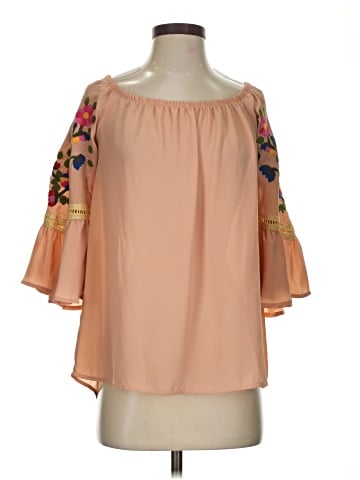 VAVA by Joy Han 3/4 Sleeve Blouse (view 1)