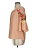VAVA by Joy Han 100% Polyester Tan 3/4 Sleeve Blouse Size S - photo 5