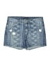 Le Lis Blanc Print Blue Denim Shorts Size EU 40 / US 10 - photo 1