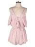 She + Sky Solid Pink Romper Size S - photo 1