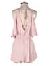 She + Sky Solid Pink Romper Size S - photo 2