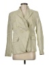 MNG Suit 100% Linen Gold Ivory Blazer Size 6 - photo 1