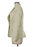 MNG Suit 100% Linen Gold Ivory Blazer Size 6 - photo 5