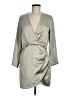 Zara 100% Polyester Silver Cocktail Dress Size M - photo 1
