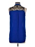 XOXO Blue Sleeveless Blouse Size XS - photo 2