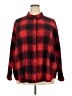Old Navy Plaid Red Long Sleeve Button-Down Shirt Size 2X - photo 1