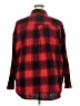 Old Navy Plaid Red Long Sleeve Button-Down Shirt Size 2X - photo 2