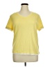 Active 100% Cotton Yellow Short Sleeve T-Shirt Size 1X - photo 1
