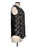 Ann Taylor LOFT 100% Polyester Floral Black Sleeveless Blouse Size M - photo 4