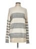 Knox Rose Stripes Gray Turtleneck Sweater Size XS - photo 1