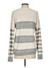 Knox Rose Stripes Gray Turtleneck Sweater Size XS - photo 2