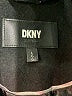 DKNY Solid Black Wool Coat Size L - photo 6