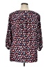 Not Your Daughter's Jeans 100% Polyester Blue 3/4 Sleeve Blouse Size 1X - photo 2