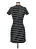 Olivaceous Stripes Black Casual Dress Size M - photo 2
