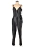 Just Be... Stripes Black Jumpsuit Size L - photo 1