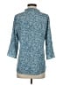 Gaharu 100% Polyester Teal 3/4 Sleeve Blouse Size S - photo 2