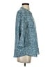 Gaharu 100% Polyester Teal 3/4 Sleeve Blouse Size S - photo 4
