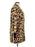 Westbound Animal Print Brown Cardigan Size XL - photo 4