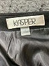 Kasper 100% Polyester Solid Black Formal Skirt Size 14 - photo 4