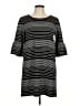 Max Studio Stripes Black Casual Dress Size L - photo 1