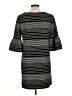 Max Studio Stripes Black Casual Dress Size L - photo 2