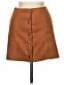 Assorted Brands Solid Brown Casual Skirt Size M - photo 1