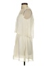 BCBGeneration 100% Polyester Solid Ivory Casual Dress Size XS - photo 5