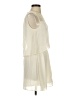 BCBGeneration 100% Polyester Solid Ivory Casual Dress Size XS - photo 4