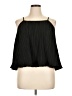 Shein Curve 100% Polyester Black Sleeveless Blouse Size 1X - photo 1
